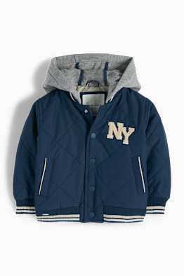Baby-Collegejacke mit Kapuze