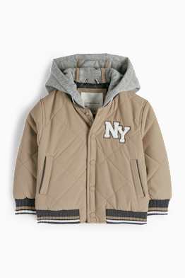 Baby-Collegejacke mit Kapuze