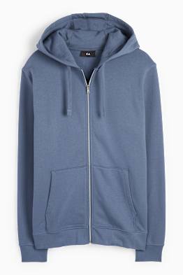 Sudadera con cremallera y capucha