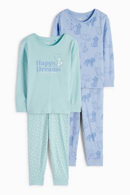 Paquet de 2 - gats - pijama - 4 peces