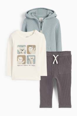 Koala und Faultier - Baby-Outfit - 3 teilig