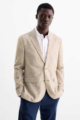 Tailored jacket - regular fit - Flex - textured
