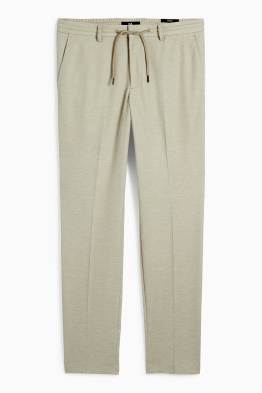 Pantalón de vestir - colección modular - slim fit - con textura