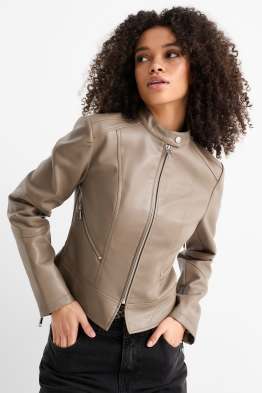Cazadora biker - polipiel