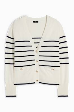 Cardigan - a righe