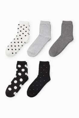 Pack de 5 - calcetines - de lunares