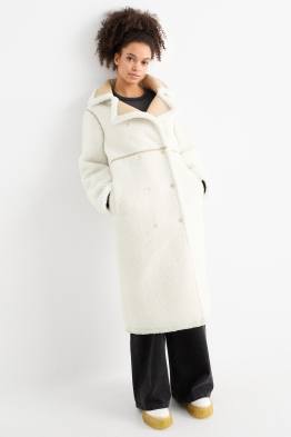 Teddy coat c&a top