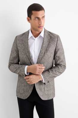 Giacca coordinabile - slim fit - misto lino