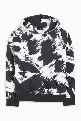 Oversized-Hoodie - gemustert
