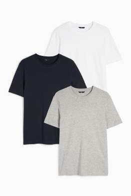 Set van 3 - T-shirt - regular fit