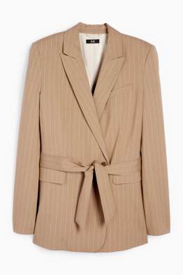 Long blazer - regular fit - pinstripes