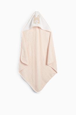 Häschen - Baby-Handtuch mit Kapuze