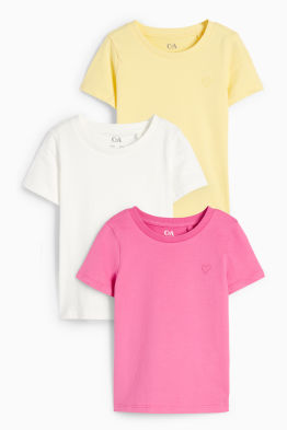 Lot de 3 - cœurs - T-shirts