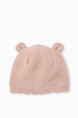 Motiv medvídka - čepice beanie pro miminka