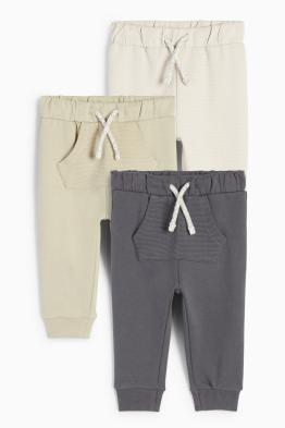 Lot de 3 - pantalons de jogging bébé