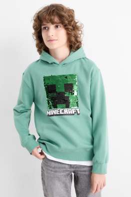 Minecraft - hoodie - glanseffect