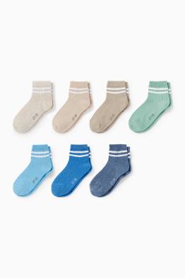 Pack de 7 - calcetines - de canalé