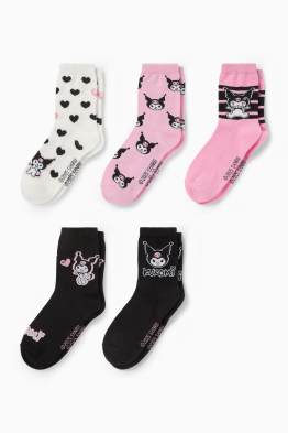 Multipack 5er - Kuromi - Socken mit Motiv