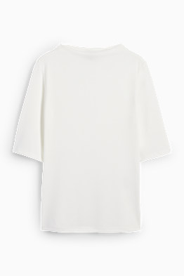 Langarmshirt - gerippt