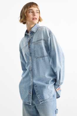 Jeansbluse