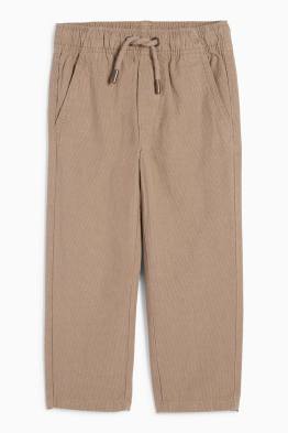Pantalons de tela - de quadres