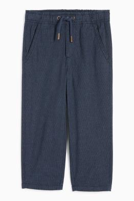 Pantalons de tela - de quadres
