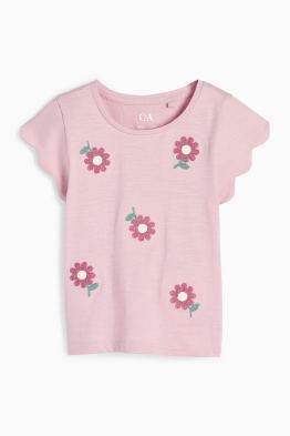 Flores - camiseta de manga corta