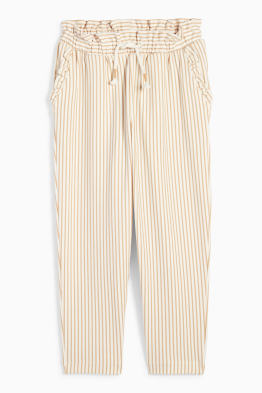 Pantaloni di stoffa - a righe