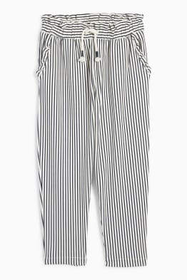 Pantaloni di stoffa - a righe
