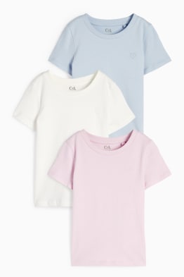 Set van 3 - hartje - T-shirt