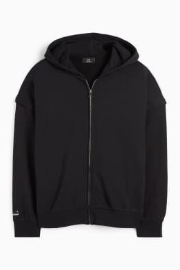 Oversized-Sweatjacke mit Kapuze