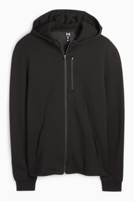Funktions-Sweatjacke mit Kapuze