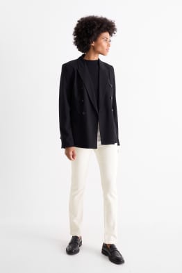 Pantalón de tela - high waist - slim fit