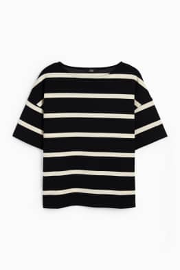 T-shirt - gestreept