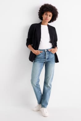 Vintage straight jeans - mid waist - LYCRA®