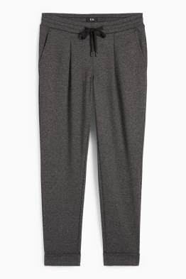 Pantalons de tela - mid waist - tapered fit
