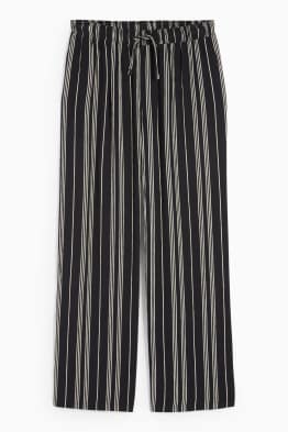 Pantalons de tela - de ratlles - texturat