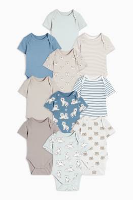 Multipack 9er - Leopard - Baby-Body