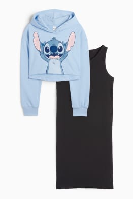 Lilo & Stitch - conjunto - sudadera con capucha y vestido - 2 piezas