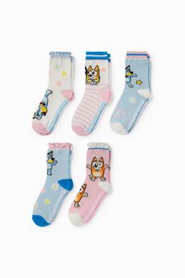 Multipack 5er - Bluey - Socken mit Motiv