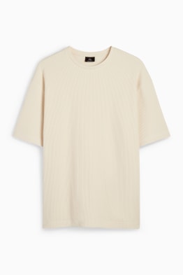 T-shirt - relaxed fit - ribbed