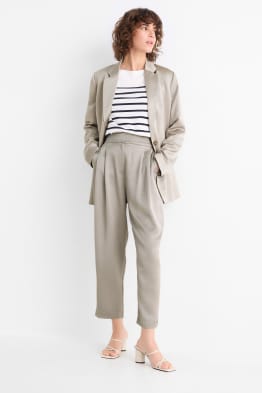 Pantalon - high waist - wide leg