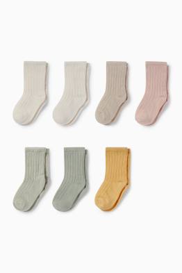 Confezione da 7 - calze per neonati