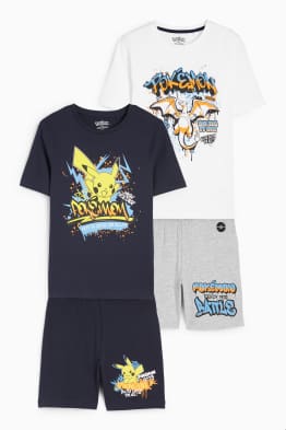 Multipack 2er - Pokémon - Shorty-Pyjama - 4 teilig