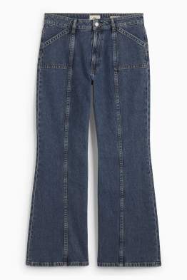 Wide Flared Jeans - średni stan