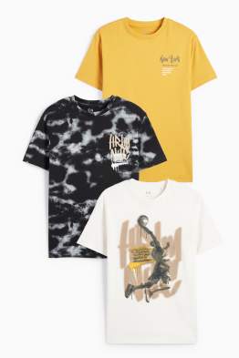Lot de 3 - New York basketball - T-shirt
