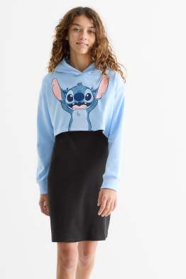 Lilo & Stitch - conjunto - sudadera con capucha y vestido - 2 piezas
