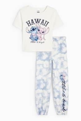 Lilo & Stitch - set - t-shirt e pantaloni sportivi