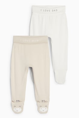 Confezione da 2 - pantaloni pigiama neonati - giraffa