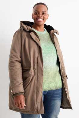 Parka con cappuccio